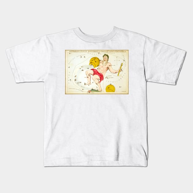 Aquarius constellation Kids T-Shirt by MiRaFoto